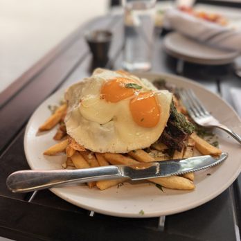 Revelry Yards - Sunny side Steak Frittes (GF) - Breweries Near Me - Ithaca, New York