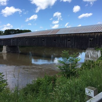 Cornish-Windsor Covered Bridge - New Hampshire side - Local Flavor Near Me - Cornish, New Hampshire