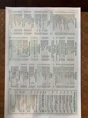 Menu photo 1 Ginger Garden Perkasie, PA