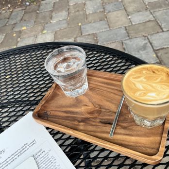 Frothy Monkey - Cortado (with sparkling water) - Coffee & Tea Near Me - Nashville, Tennessee Frothy Monkey - Cortado (with sparkling water) - Coffee & Tea Near Me - Nashville, Tennessee