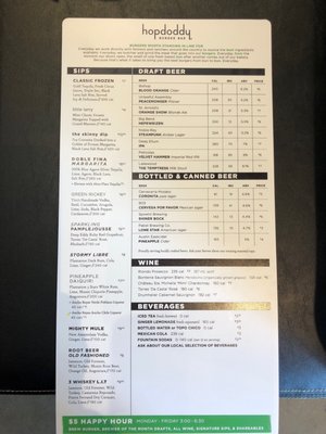 Menu photo 3 Hopdoddy Burger Bar Euless, TX