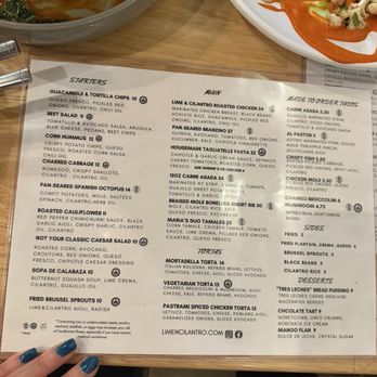 Lime & Cilantro - Latin American Near Me - Silver Spring, Maryland