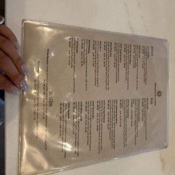 Miramonte Winery - Tasting menu - Wineries Near Me - Temecula, California
