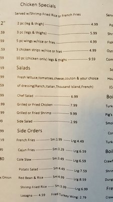 Menu photo 3 Keith's Seafood Slidell, LA