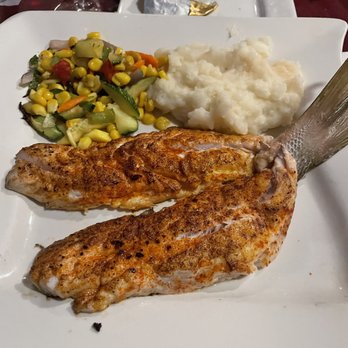 Cap's Place Island Restaurant - Snapper blackened - Seafood Near Me - Lighthouse Point, Florida