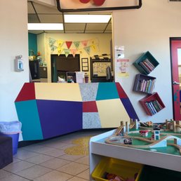 View of front desk...the banner says "we  heart our admins" and this definitely shows when you interact with their admins!