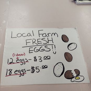 Eats N Treats - Need Eggs??? - Ice Cream & Frozen Yogurt Near Me - Bowman, North Dakota