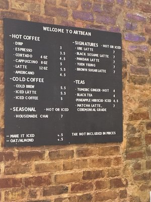Menu photo 5 Artbean Coffee New York, NY