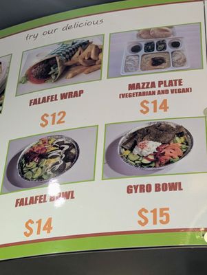 Menu photo 1 Chickpeas Mediterranean Cafe Las Vegas, NV Menu photo 1 Chickpeas Mediterranean Cafe Las Vegas, NV