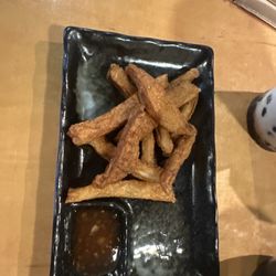 AsUsual Cafe - Tempura fish stick and popcorn chicken