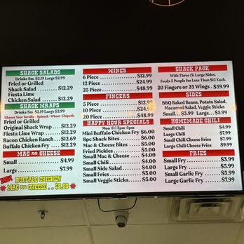 The Chicken Shack - Menu - Burgers Near Me - Fresno, California