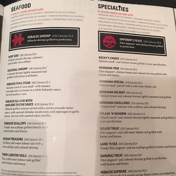 Benihana - Chandler - Menu - Sushi Bars Near Me - Chandler, Arizona