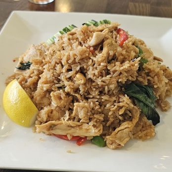 Orchid Thai Cuisine - Ka pow (Basil) fried rice. Spicy and hot. - Thai Near Me - Colonial Beach, Virginia Orchid Thai Cuisine - Ka pow (Basil) fried rice. Spicy and hot. - Thai Near Me - Colonial Beach, Virginia