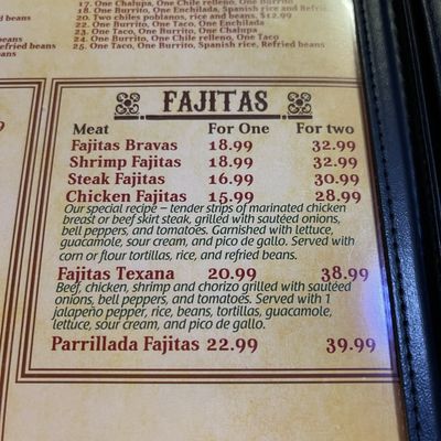 Menu photo 1 El Potrillo Lafayette, LA Menu photo 1 El Potrillo Lafayette, LA