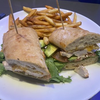 Dave & Buster's Modesto - Chicken Avocado Club --bread hard as rock! Could not eat. Almost lost a tooth:( - Arcades Near Me - Modesto, California Dave & Buster's Modesto - Chicken Avocado Club --bread hard as rock! Could not eat. Almost lost a tooth:( - Arcades Near Me - Modesto, California