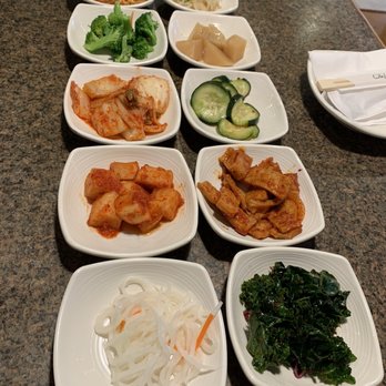 Korean BBQ Plus - Set of Banchan - Korean Near Me - Concord, California