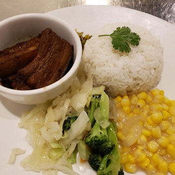 Bento Cafe - Braised pork belly combo - Taiwanese Near Me - Norcross, Georgia