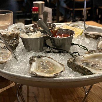 Salt Traders Zilker - The $1 happy hour oysters were tasty and served with cocktail, horseradish, and minionette (might be spelling that wrong). - Seafood Near Me - Austin, Texas Salt Traders Zilker - The $1 happy hour oysters were tasty and served with cocktail, horseradish, and minionette (might be spelling that wrong). - Seafood Near Me - Austin, Texas