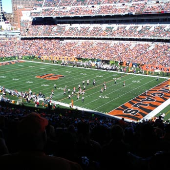 Paycor Stadium - View of the field from Section 203, Row 28, Seat 5 - Stadiums & Arenas Near Me - Cincinnati, Ohio Paycor Stadium - View of the field from Section 203, Row 28, Seat 5 - Stadiums & Arenas Near Me - Cincinnati, Ohio