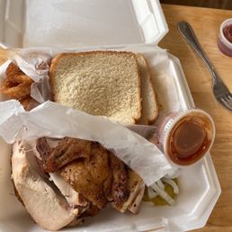 Mesquite Smoked BBQ Plate - 1 Meat Mesquite Smoked BBQ Plate - 1 Meat