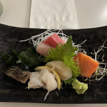 Sushi You - Sashimi platter (mackerel, sweet shrimp, scallop, smoked salmon, toro) - Sushi Bars Near Me - Honolulu, Hawaii Sushi You - Sashimi platter (mackerel, sweet shrimp, scallop, smoked salmon, toro) - Sushi Bars Near Me - Honolulu, Hawaii