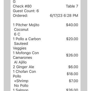 Buccann - Party of 6. Decent prices for delicious food. - Latin American Near Me - Philadelphia, Pennsylvania