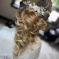 Airbrush Beauty - Cascading Bridal Hair