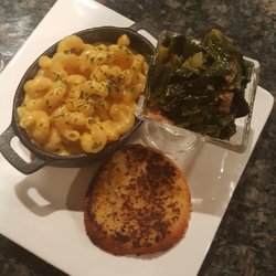 Chef G's and Sparkle Creations - Collard Greens, Mac and Cheese and collard greens
