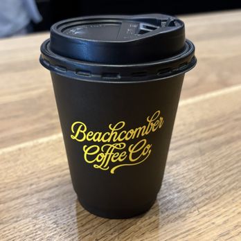 Beachcomber Coffee Company - Fritter Friday special ($5.00); 12 oz drip coffee - Coffee & Tea Near Me - Gibsons, British Columbia