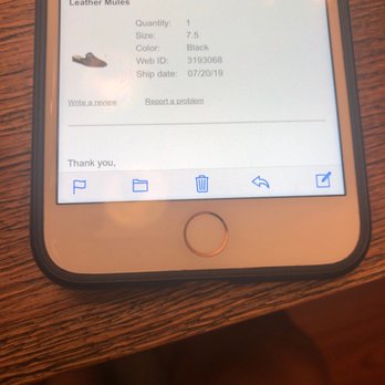 Bloomingdale's - The email confirmation of the shoe we ordered. - Department Stores Near Me - Newport Beach, California