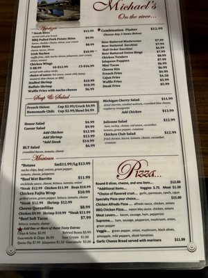 Menu photo 2 Michaels On the River Flat Rock, MI