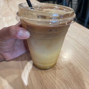 Original Barista - Golden ratio- milk, ginger, turmeric, added espresso to mine :) - Coffee & Tea Near Me - Costa Mesa, California Original Barista - Golden ratio- milk, ginger, turmeric, added espresso to mine :) - Coffee & Tea Near Me - Costa Mesa, California