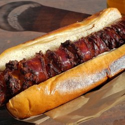 Biercamp - Cheddar and apple kielbasa