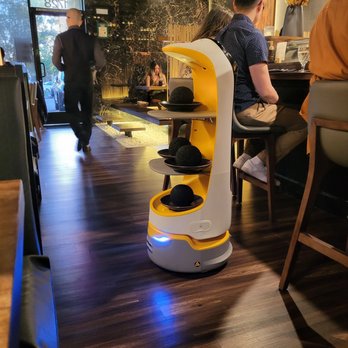 Ichika - Robot server - Sushi Bars Near Me - Milpitas, California Ichika - Robot server - Sushi Bars Near Me - Milpitas, California