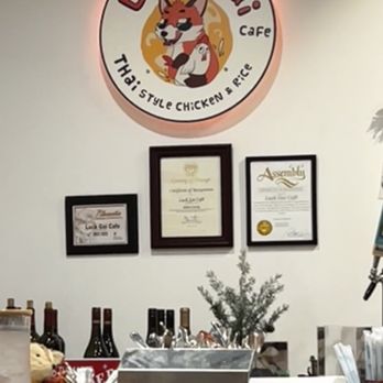 Luck Gai Cafe - Logo inside the store - Chicken Shop Near Me - Anaheim, California Luck Gai Cafe - Logo inside the store - Chicken Shop Near Me - Anaheim, California