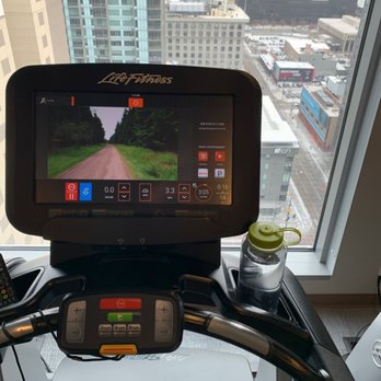 AC Hotel by Marriott Denver Downtown - 20th Floor Gym Treadmill - Hotels Near Me - Denver, Colorado AC Hotel by Marriott Denver Downtown - 20th Floor Gym Treadmill - Hotels Near Me - Denver, Colorado