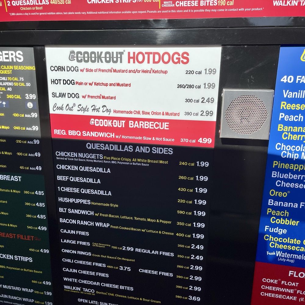 Cook Out - Burgers Near Me - Williamsburg, Virginia