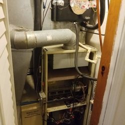 Ken & Son's Heating & A/C - Install on 9-23-17 BEFORE pic