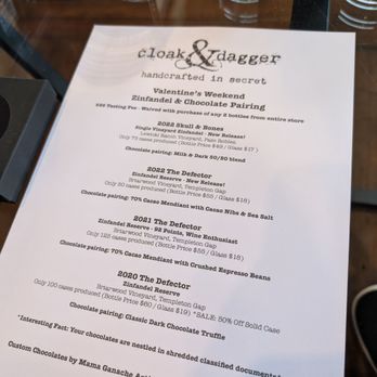 Cloak & Dagger Wines - Wineries Near Me - Paso Robles, California