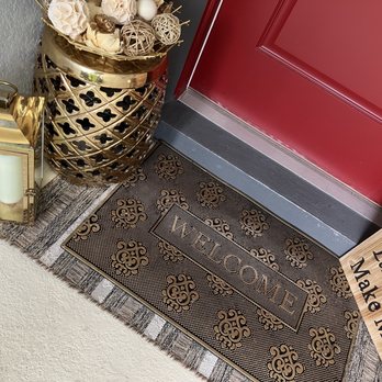 At Home - The bottom mat I bought from At Home went nice with my welcome mat. Also bought the potpourri and gold tray. - Home Decor Near Me - Kissimmee, Florida