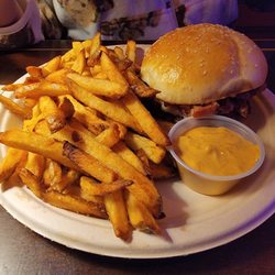 Slangers - Slamgers Style burger (now wish I'd gotten a double) and large fries (more than enough for 2 people)