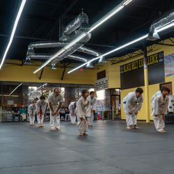 Getting ready to start belt promotion.
ustacademy.com