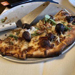 Pig and fig pizza. Bacon was "pig" Pig and fig pizza. Bacon was "pig"