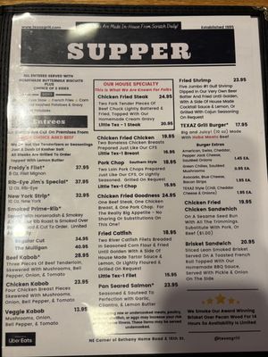 Menu photo 8 Texaz Grill Phoenix, AZ