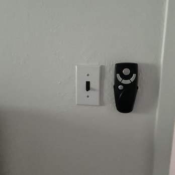 Higgins Charles A & Sons - AFTER: UPDATED Bedroom light switch and remote that actually CONTROLS updated ceiling fan/light. - Electricians Near Me - Aston, Pennsylvania Higgins Charles A & Sons - AFTER: UPDATED Bedroom light switch and remote that actually CONTROLS updated ceiling fan/light. - Electricians Near Me - Aston, Pennsylvania