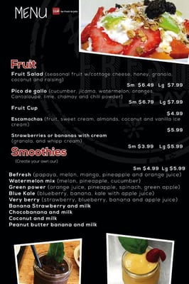 Menu photo 8 Freshería La Jolla, CA