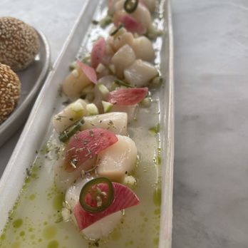 Prunella - scallop crudo - Italian Near Me - Philadelphia, Pennsylvania Prunella - scallop crudo - Italian Near Me - Philadelphia, Pennsylvania