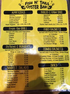 Menu photo 5 Fish N Tails Oyster Bar Richardson, TX