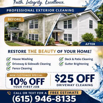 Kingdom Exterior Cleaning - Gutter Services Near Me - Gallatin, Tennessee Kingdom Exterior Cleaning - Gutter Services Near Me - Gallatin, Tennessee