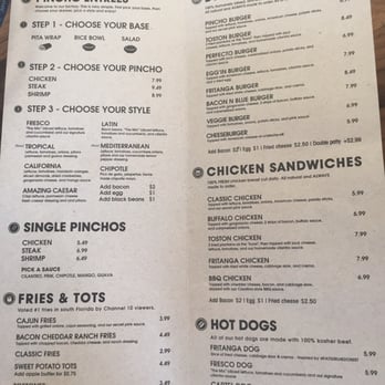 PINCHO - Menu - Burgers Near Me - Hialeah, Florida PINCHO - Menu - Burgers Near Me - Hialeah, Florida